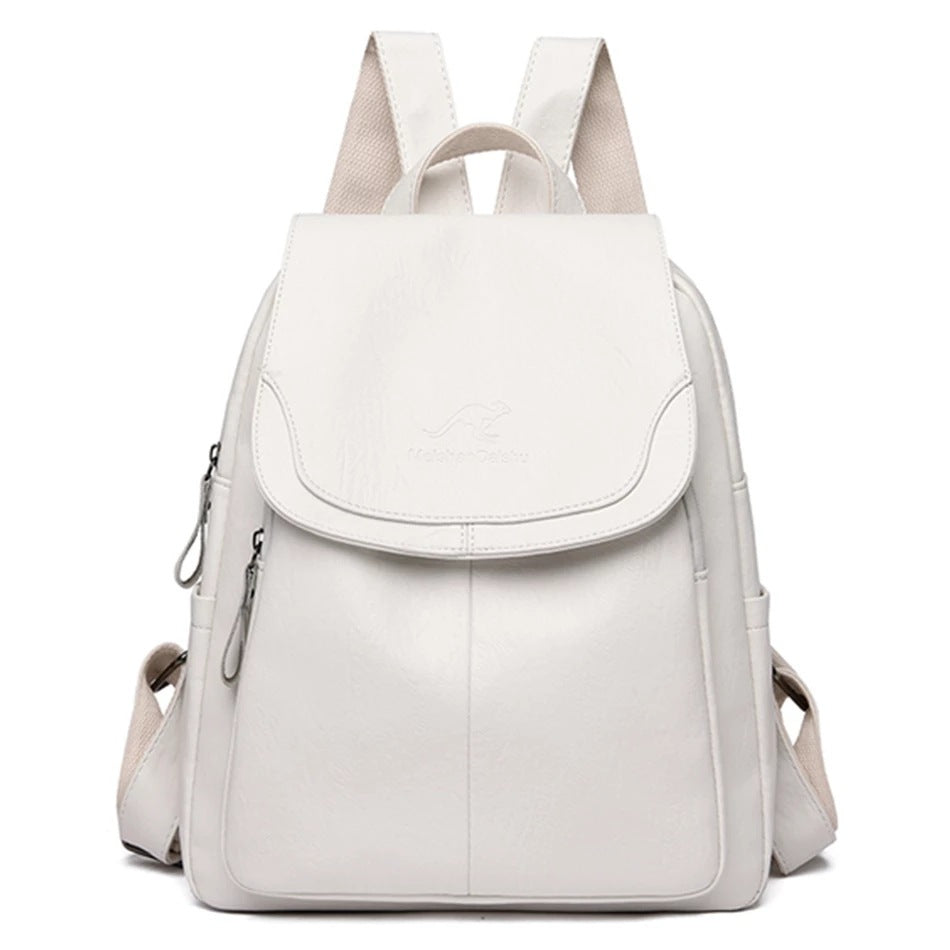 Xanau | Robuster Leder-Rucksack Für Damen