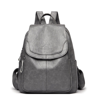 Xanau | Robuster Leder-Rucksack Für Damen