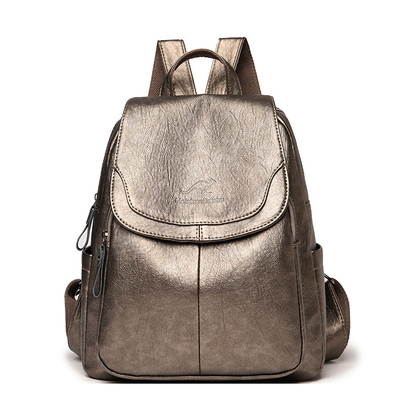Xanau | Robuster Leder-Rucksack Für Damen
