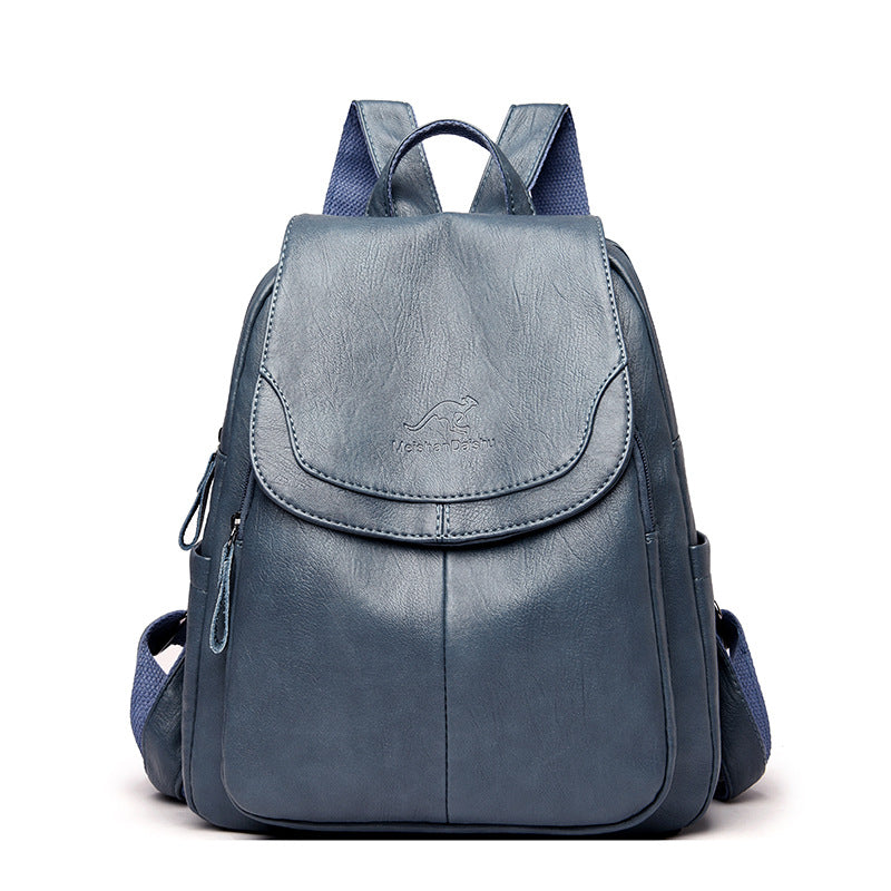 Xanau | Robuster Leder-Rucksack Für Damen
