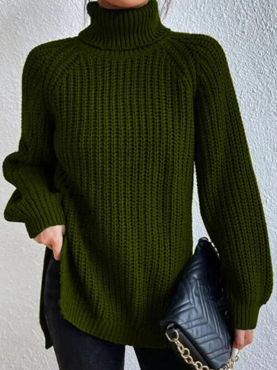 Fazedia | Gestrickter Rollkragenpullover