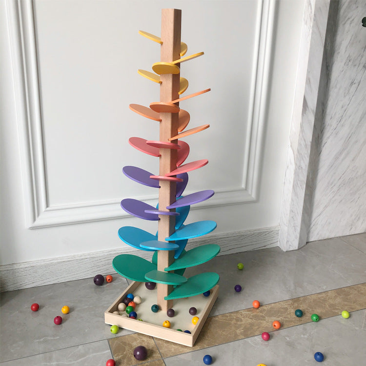 Joys | Interaktiver Regenbogen-Marmor-Klangbaum Für Kinder
