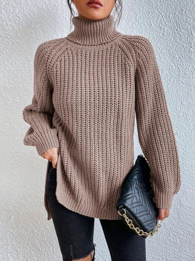 Fazedia | Gestrickter Rollkragenpullover