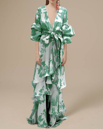 Felina | Leichtes bedrucktes Chiffonkleid für den Urlaub
