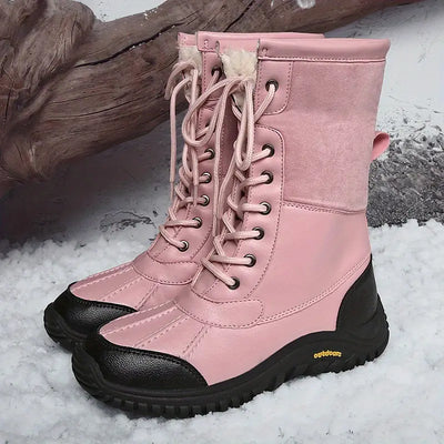 Dreiyana | Damenmode Wasserdichte Schneestiefel – Casual Outdoor, Verdickter