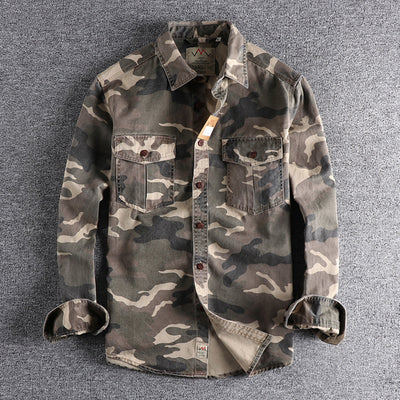 Sinclair | Camouflage Langarmshirt für Herren