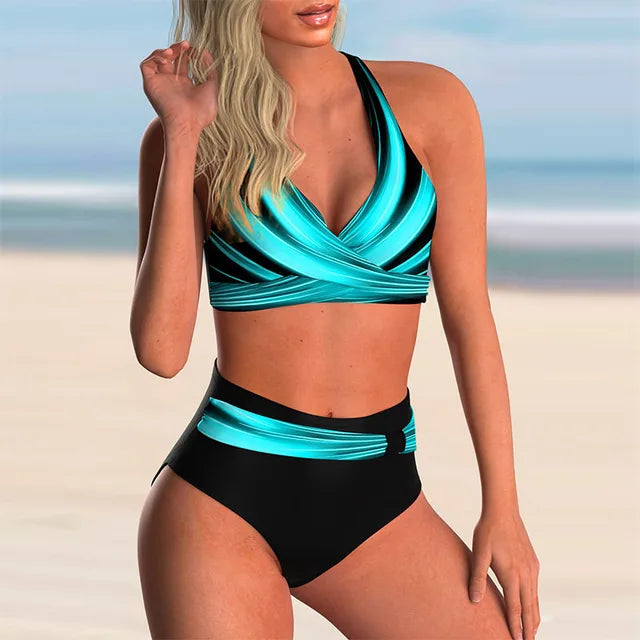 Emrysai | Damen Bikini Set | Blau