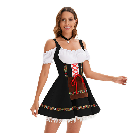 Zephyrian | Damen Elegante Oktoberfest Dirndl Kleid | 2024