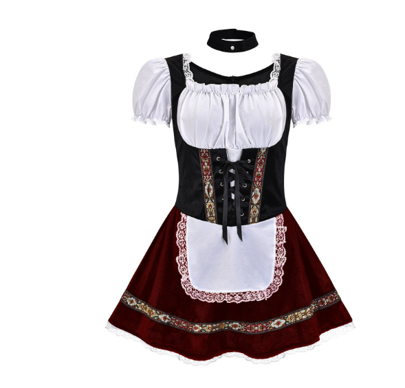 Zephyrian | Damen Elegante Oktoberfest Dirndl Kleid | 2024