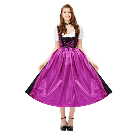 Theklavin | Damen Elegante Oktoberfest Dirndl Kleid | 2024