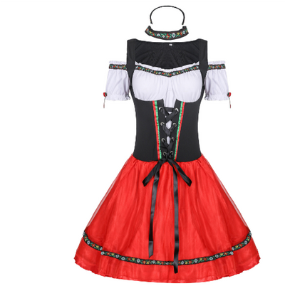 Damarisan | Damen Festive Oktoberfest Dirndl Kleid | 2024