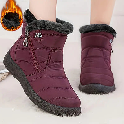 Klephira | Wasserdichte Winter-Schneestiefel für Damen - mit kuscheligem Fleece gefüttert