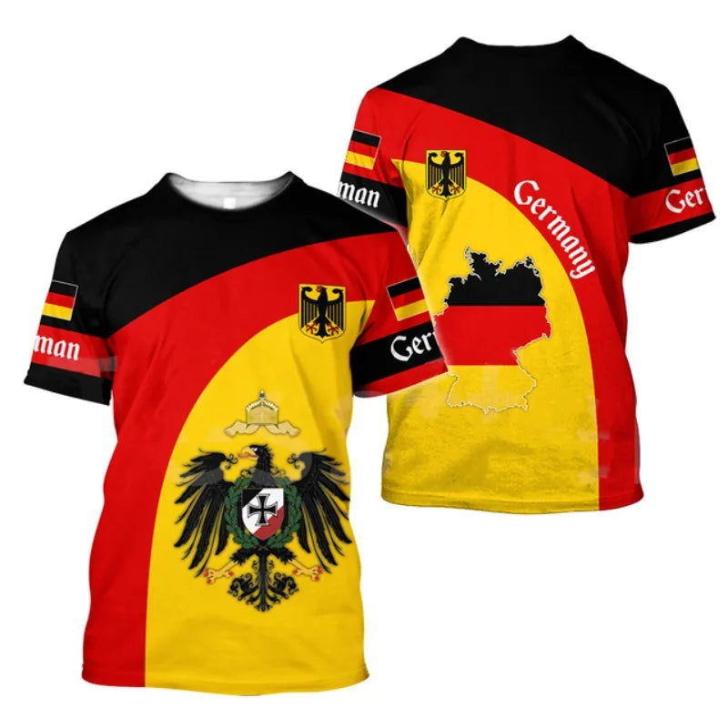 Rileya | Deutschland Euro 2024 Fußball Herren T-Shirt