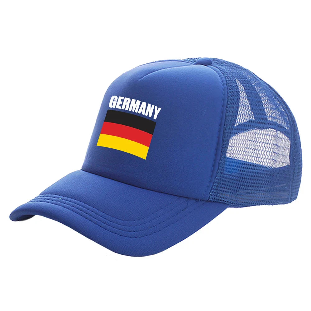 Drew | Baseball Cap mit deutscher Flagge für Herren Deutschland EM 2024 Fußball Cap