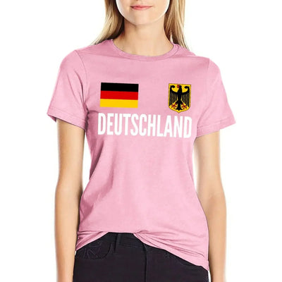 Cameren | Deutschland Euro 2024 Fußball Damen T-Shirt