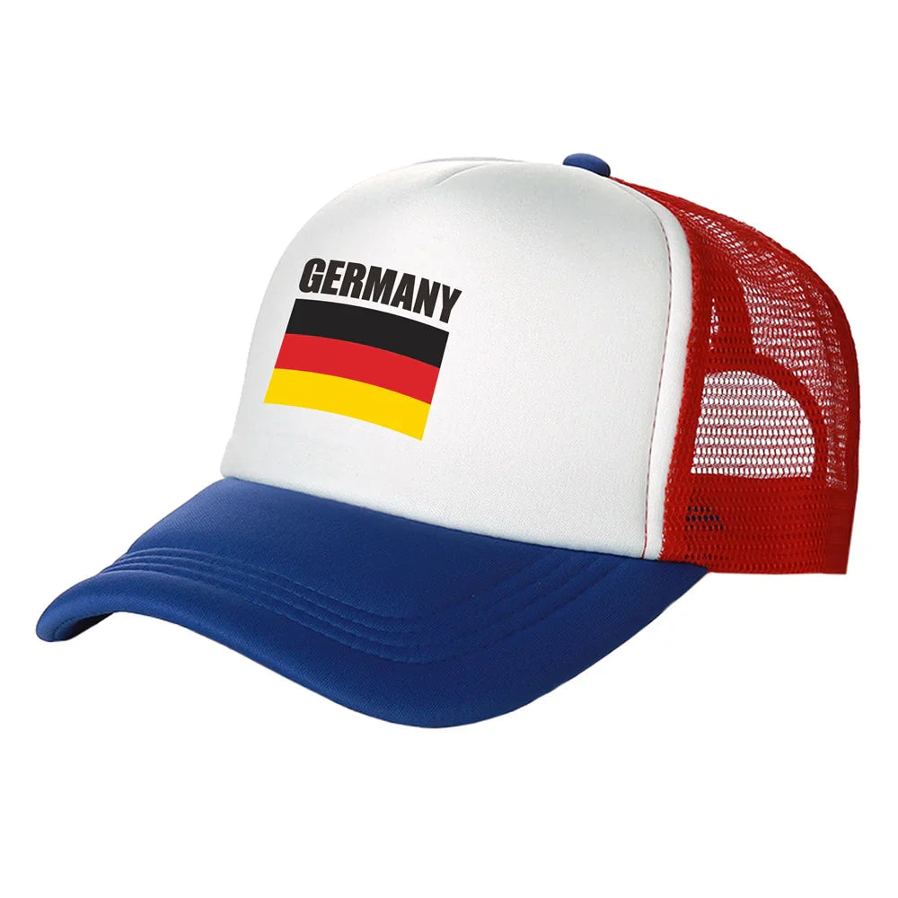 Drew | Baseball Cap mit deutscher Flagge für Herren Deutschland EM 2024 Fußball Cap