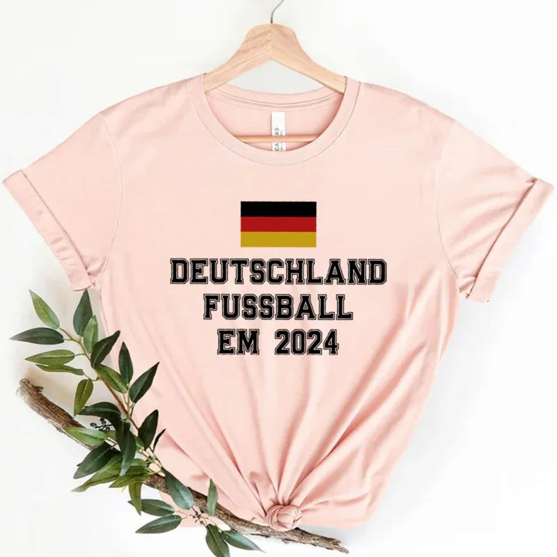 Fay | Damen-T-Shirt mit Deutschland-Grafik Fußballtrikot Deutschland EM 2024