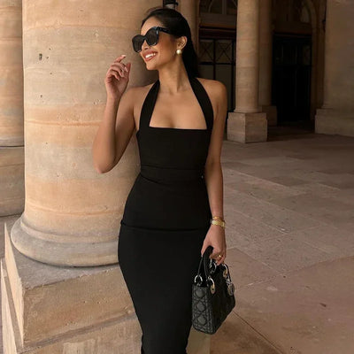 Mia | One-Shoulder Bodycon Abendkleid Damen Rückenfrei