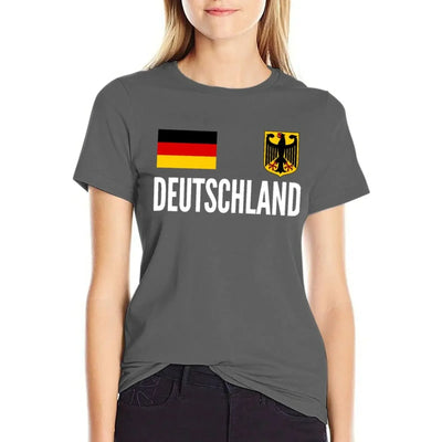 Cameren | Deutschland Euro 2024 Fußball Damen T-Shirt