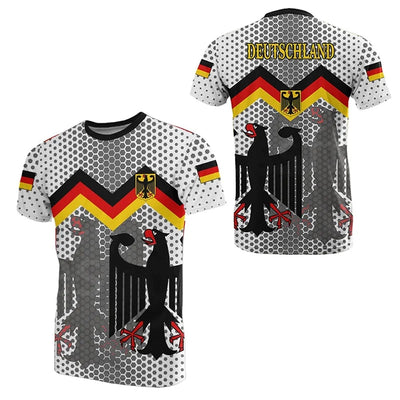 Rileya | Deutschland Euro 2024 Fußball Herren T-Shirt