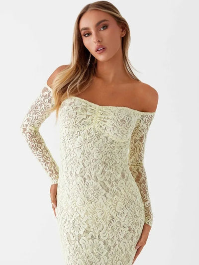 Denise | Doppeltes Spitzen-Bodycon-Kleid