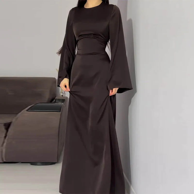 Luciena | Rundhals Damen Kleid