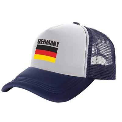 Drew | Baseball Cap mit deutscher Flagge für Herren Deutschland EM 2024 Fußball Cap