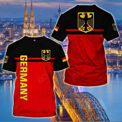 Noir | Fußballtrikot für Herren mit deutschem Nationalemblem für die EM 2024