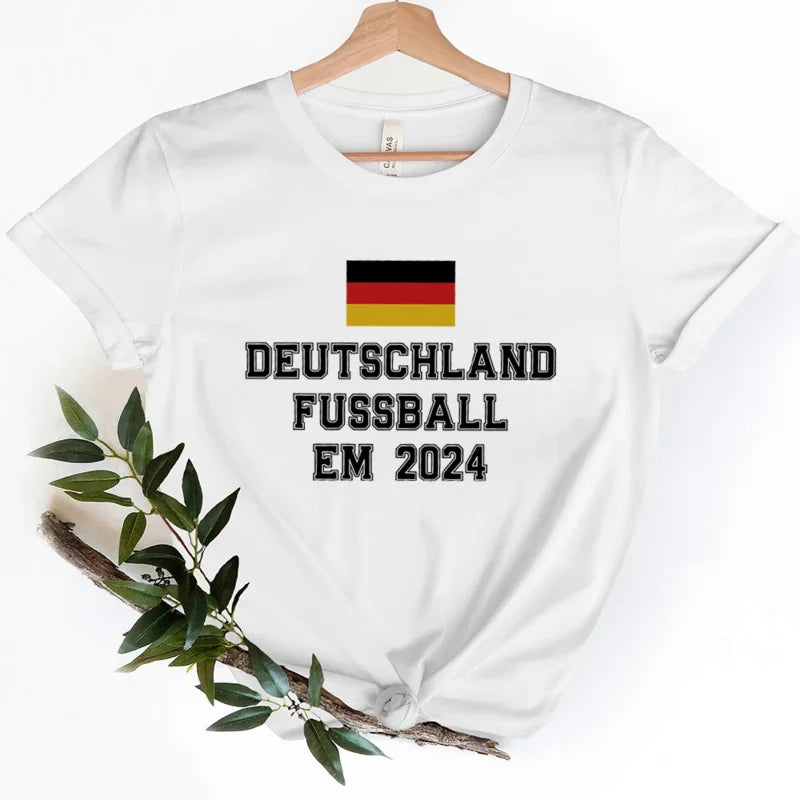 Fay | Damen-T-Shirt mit Deutschland-Grafik Fußballtrikot Deutschland EM 2024