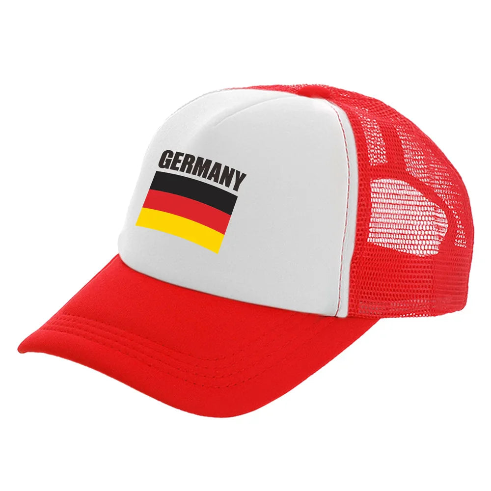 Drew | Baseball Cap mit deutscher Flagge für Herren Deutschland EM 2024 Fußball Cap