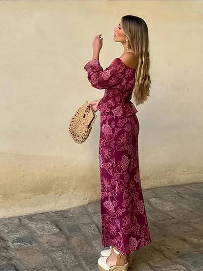 Juliette | Feminines Kleid mit Schlitzrock