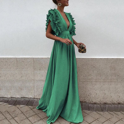 Isabella | Elegantes Kleid mit Rüschenärmeln