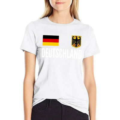 Cameren | Deutschland Euro 2024 Fußball Damen T-Shirt