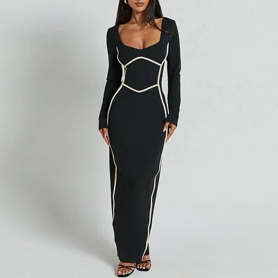 Flor | Stilvolles Bodycon-Kleid mit U-Ausschnitt