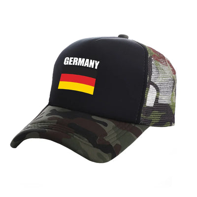 Drew | Baseball Cap mit deutscher Flagge für Herren Deutschland EM 2024 Fußball Cap