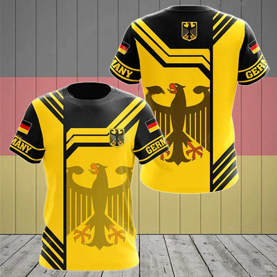 Noir | Fußballtrikot für Herren mit deutschem Nationalemblem für die EM 2024