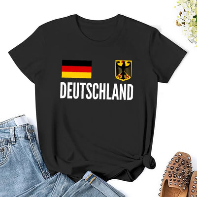 Cameren | Deutschland Euro 2024 Fußball Damen T-Shirt