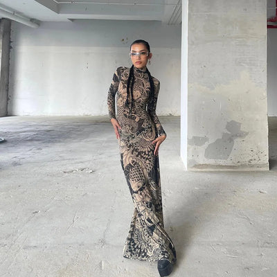 Camila | Figurbetontes Maxikleid für besondere Anlässe