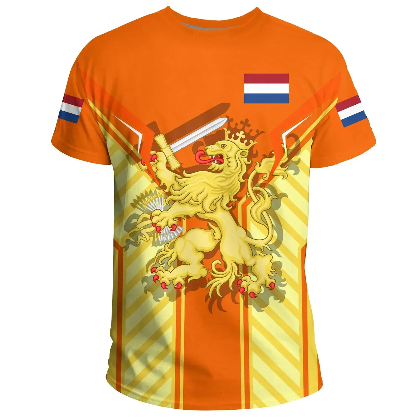 Ortwiner | Herren Niederlande Euro 2024 Fußball T-Shirt