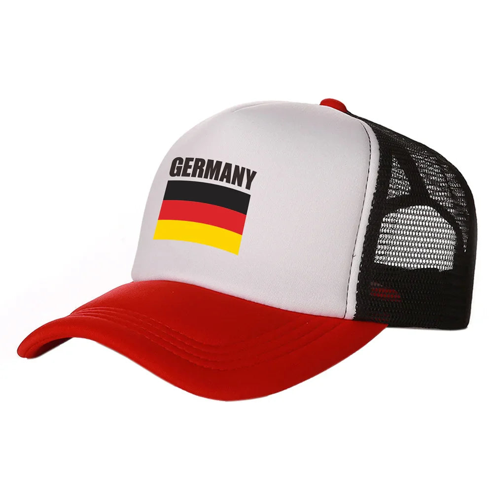 Drew | Baseball Cap mit deutscher Flagge für Herren Deutschland EM 2024 Fußball Cap