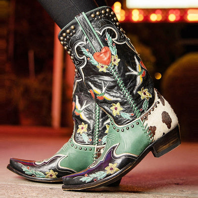 Ibiza | Einzigartige leder cowboystiefel für frauen