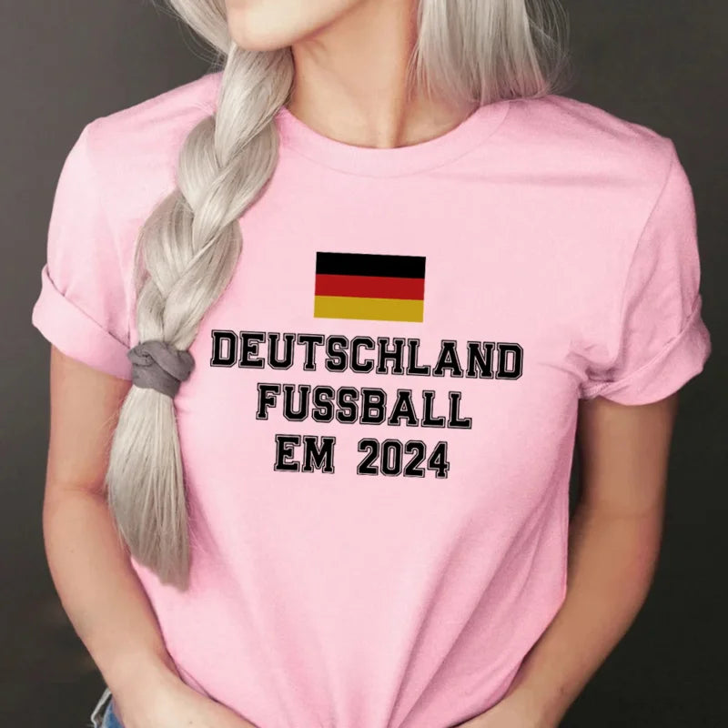 Fay | Damen-T-Shirt mit Deutschland-Grafik Fußballtrikot Deutschland EM 2024