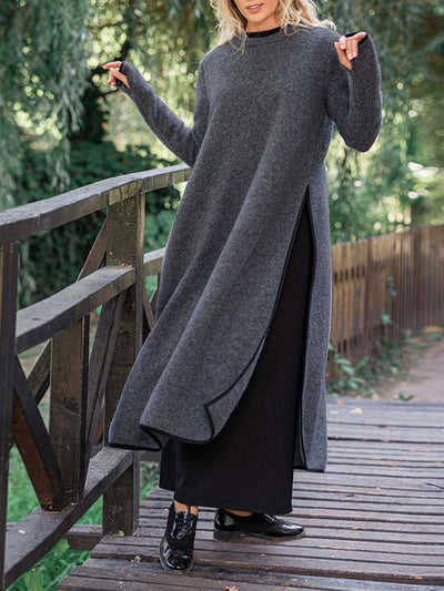 Gladys | Langes Midikleid mit Schlitz