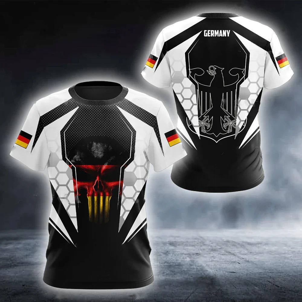 Noir | Fußballtrikot für Herren mit deutschem Nationalemblem für die EM 2024