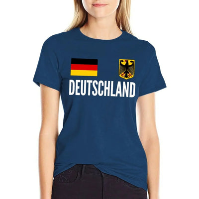 Cameren | Deutschland Euro 2024 Fußball Damen T-Shirt