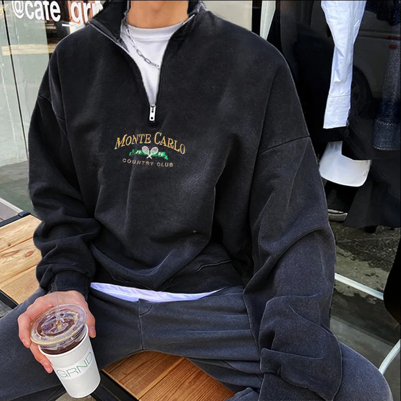 Oskar | Lässige Mode Sweatshirt Pullover für Männer