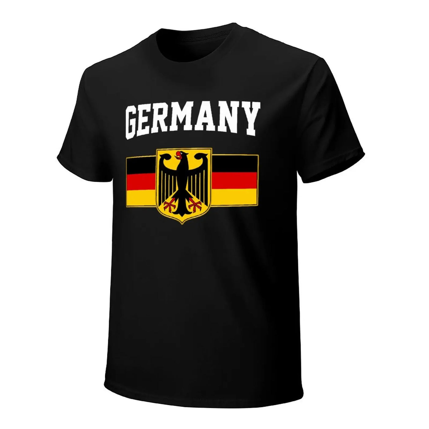 Tom | Unisex-T-Shirt mit Rundhalsausschnitt und deutscher Flagge, Fußballtrikot für die EM 2024