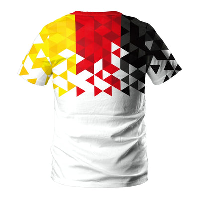 Christal | Deutschland Euro 2024 Fußball Rundhals Herren T-Shirt