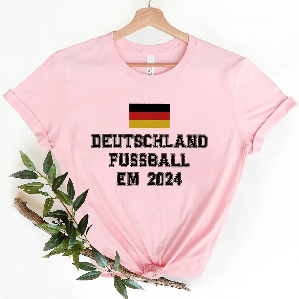 Fay | Damen-T-Shirt mit Deutschland-Grafik Fußballtrikot Deutschland EM 2024