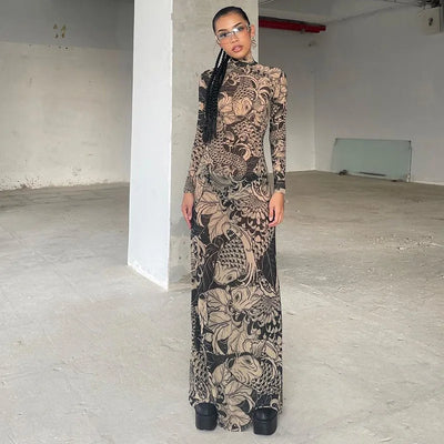 Camila | Figurbetontes Maxikleid für besondere Anlässe